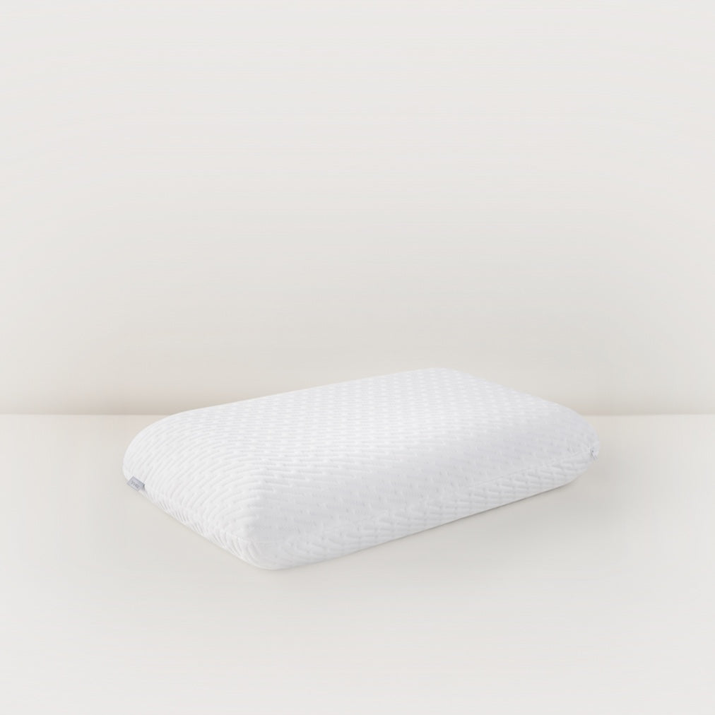 AERIS Queen Plush Memory Foam Contour Pillow - White by AERIS